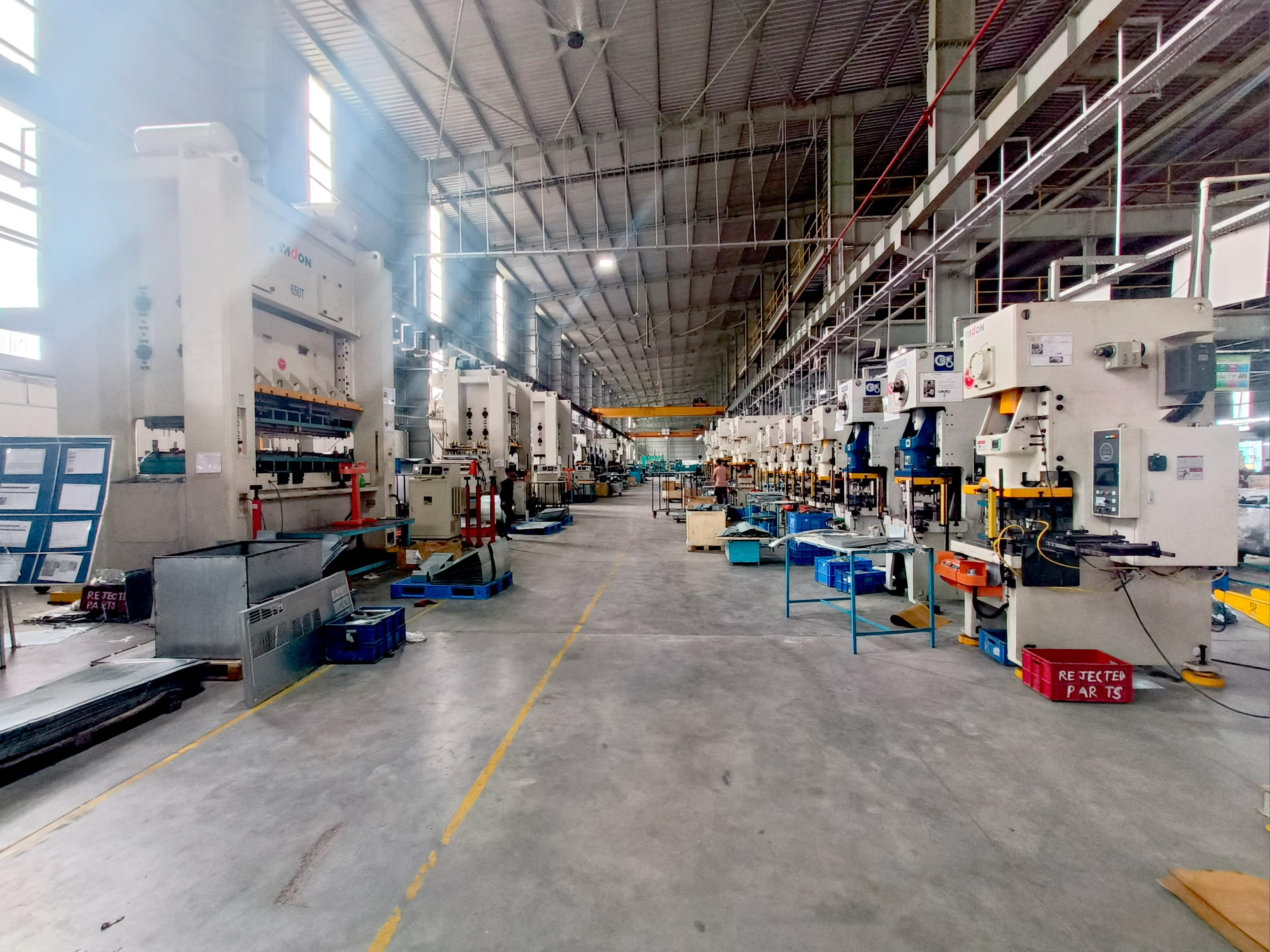 Press shop machine line at Dream Metplast Unit-4 Dadri